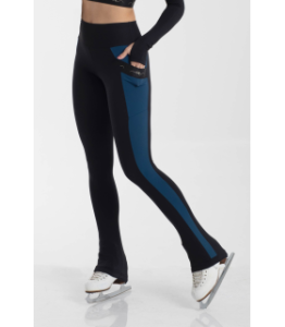 Intermerr 5529 BEA Pants Black& Turquise