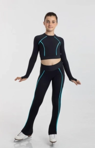 Intermezzo 6016 Blause Aqua Blue