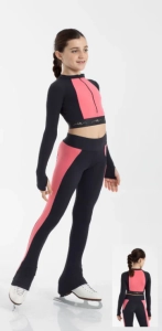 Intermezzo 6602 Brenda Cropp Top Coral