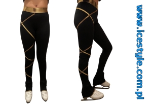 Ice Style Black&Gold Thermal Pants