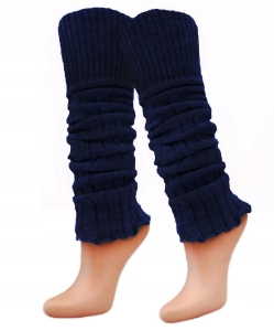 Navy Blue Leg Warmers