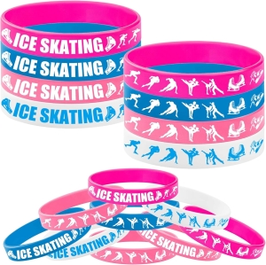 Ice Skating Silicone Bracelet