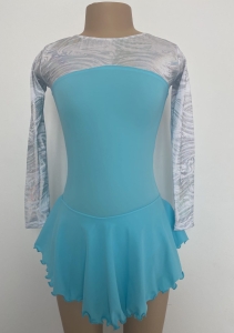 Turquise & white Laser Dress 8-10