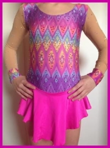 Pink Rainbow Dress 6-8
