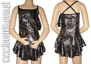 Black&Silver sleeveless Dress 12-14