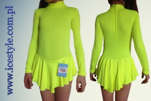 Neon Yellow Thermal Dress 6-8