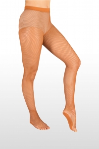 LLT25 Fishnet Tights Toast