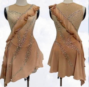 Beige Ombre Asymetric Deess 12-14