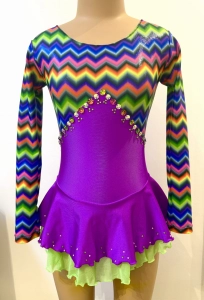Neon Zigzak Dress 10-12