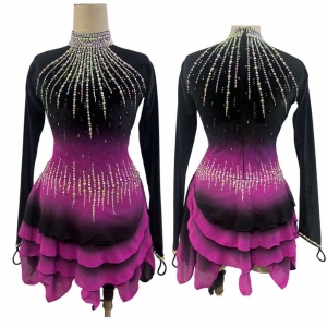 Black & Pink Ombre Adult Small