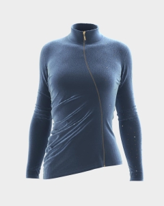 Sagester 229 Velvet Jacket Blue