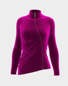 Sagester  229 Velvet Jacket Pink