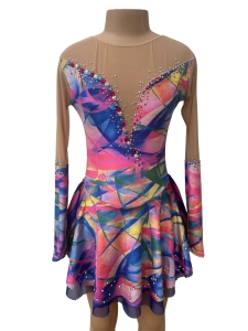 Colourful Velvet Dress 12-14