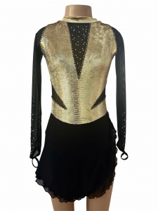 Gold Snake & Black Dress 12-14