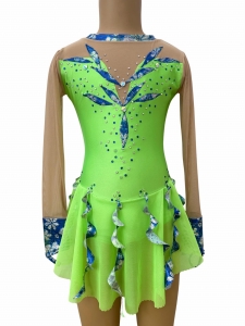 Green&Royal Blue Dress 8-10