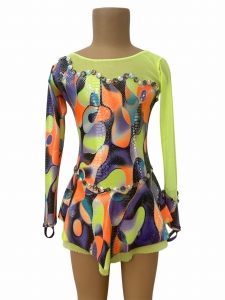 Neon Snake Dress 8-10