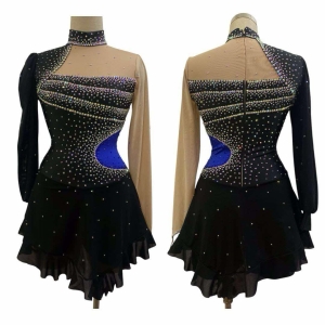 Black & Royal Blue Adult Small