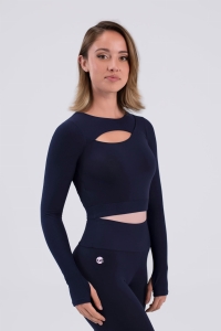 Intermezzo 6661 Gabriella Top Black Navy Blue