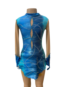 Blue Ombre Lycra dress 12-14