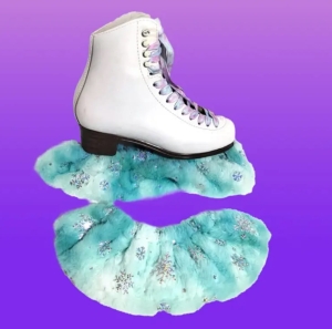 Furry Blade Covers Turquise