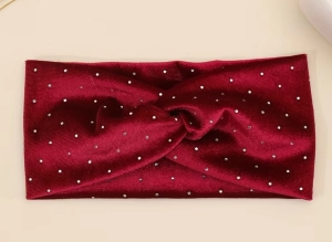 Bordo Velvet Headband