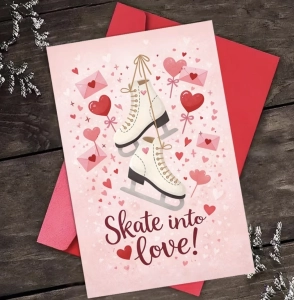 Birthday Card Skate in to Love