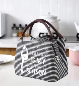 Striped Bag with Skater Brown