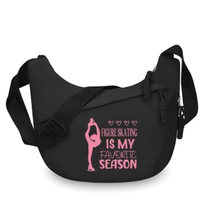 Black Bag with pink Skater