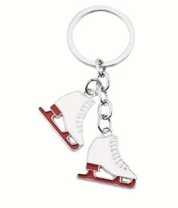Double Skate Keyholder White