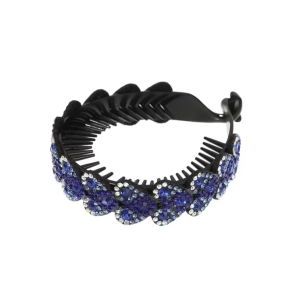 Cristalized Hair Nest Hearts Blue