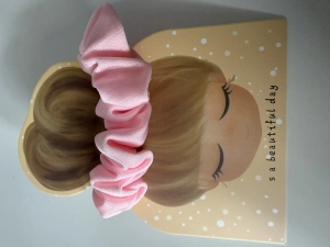 Lycra Scrunchie Light Pink