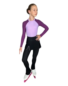 Ice Mood Spodnie Jump in – ze spódniczką black & purple
