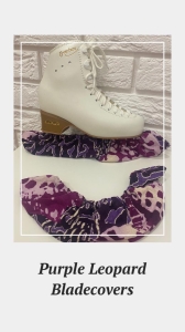 Purple Leopard Blade Covers