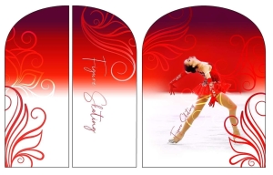 Red & White Dress Cover