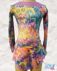 Flower Power Lycra Dress 8-10