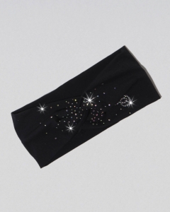 Sagester 534 Black Microfibre Headband with bow