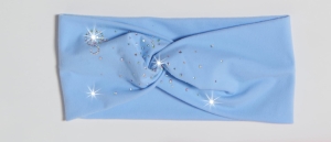 Sagester 534 Microfibre Headband with bow Blue